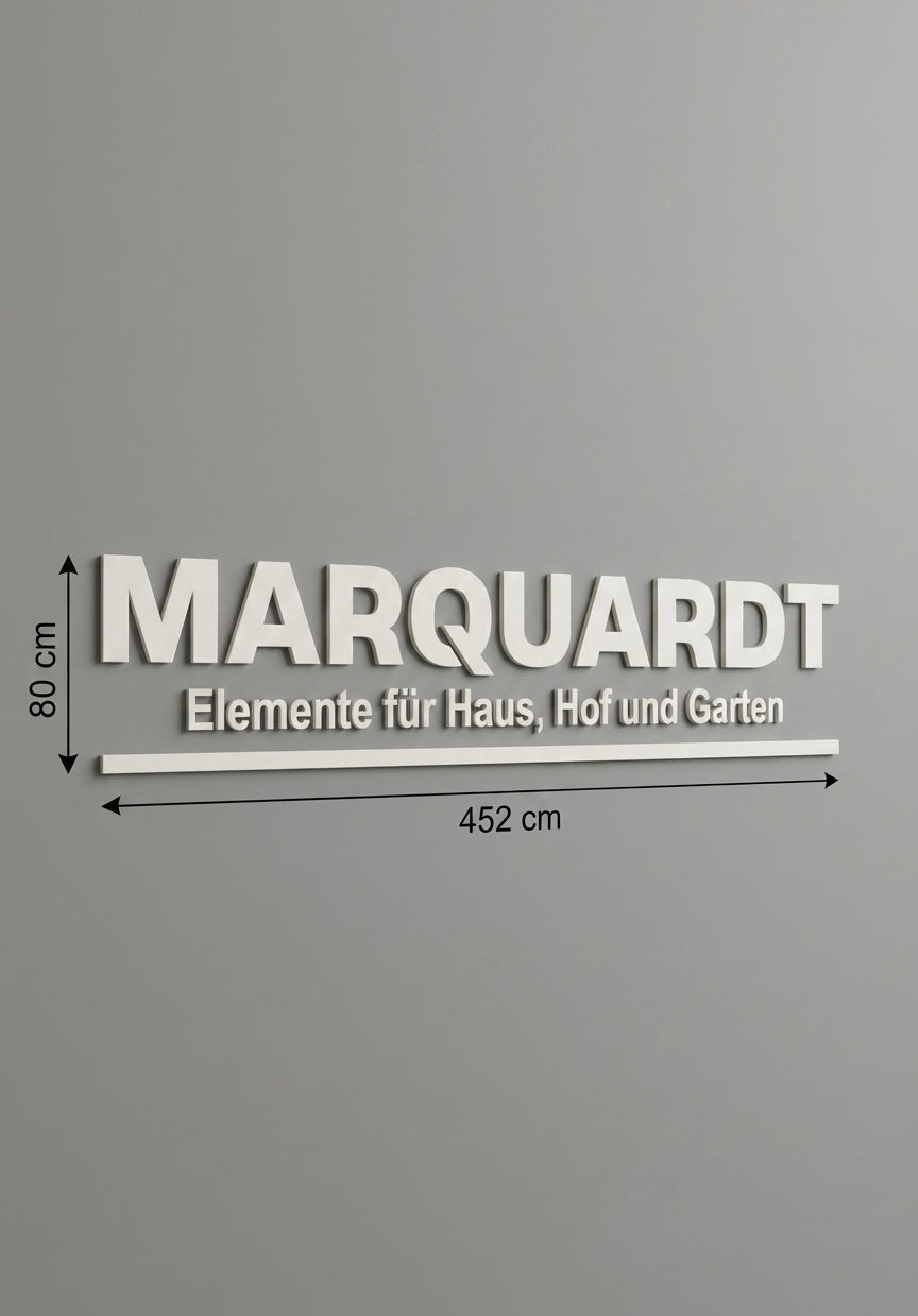 3D Logo Andreas Marquardt Bauelemente & Holzhandel GmbH