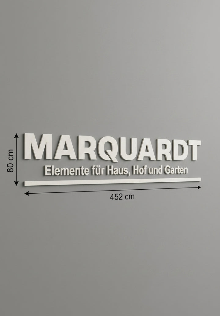 3D Logo Andreas Marquardt Bauelemente & Holzhandel GmbH