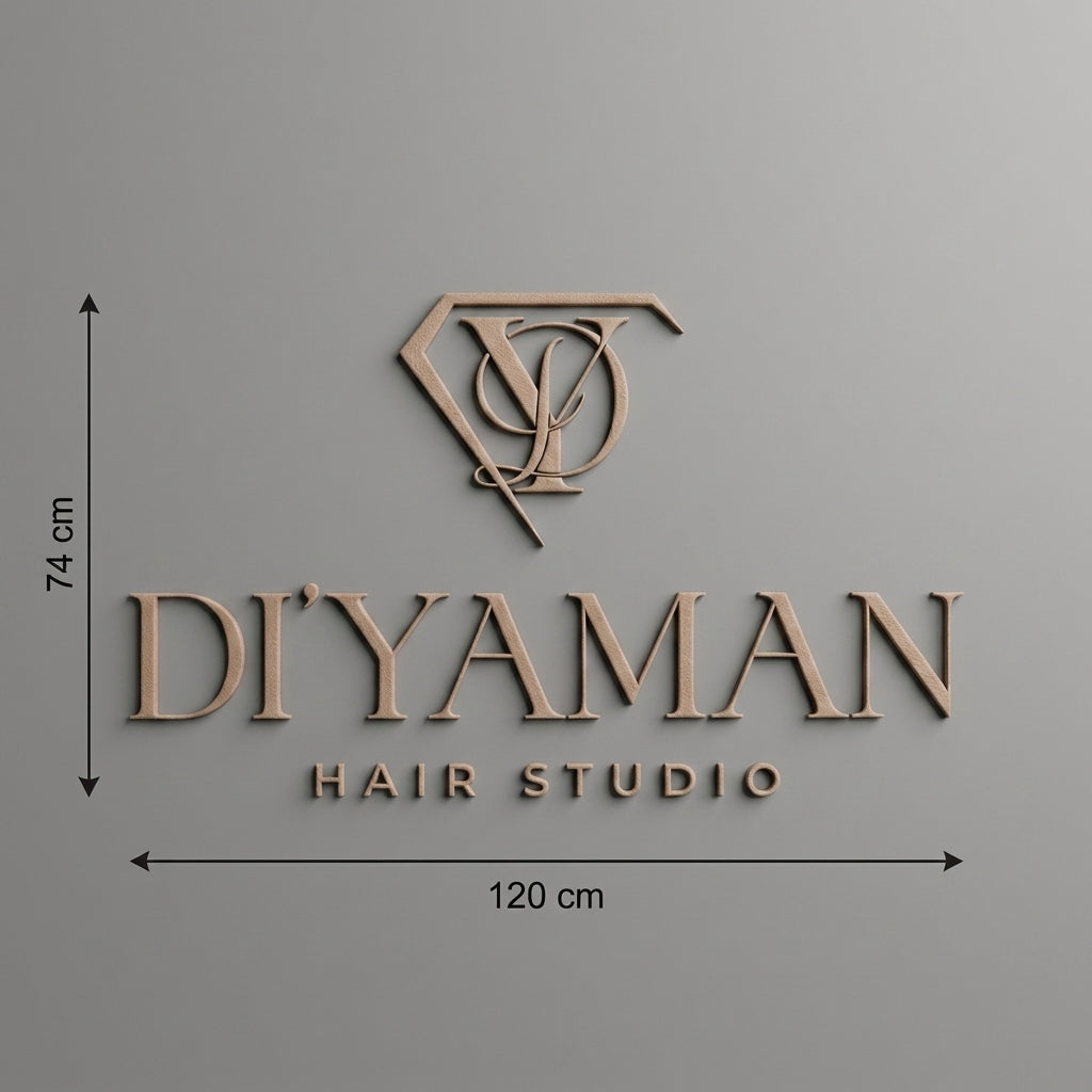 3D Logo Dilara Di‘Yaman Hair Studio