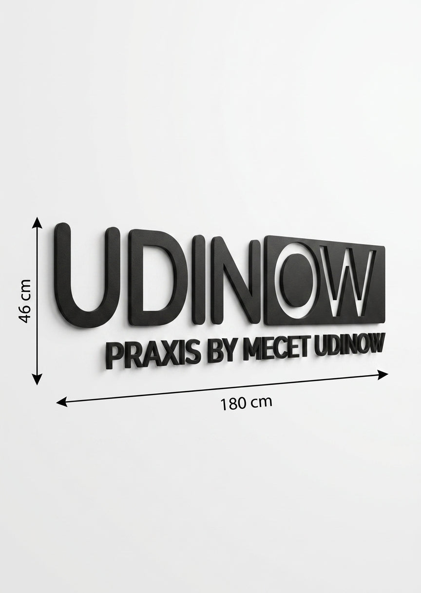 3D Logo Mecet Udinow Praxis by Dr. Mecet Udinow