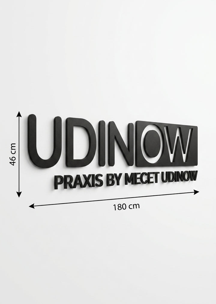 3D Logo Mecet Udinow Praxis by Dr. Mecet Udinow