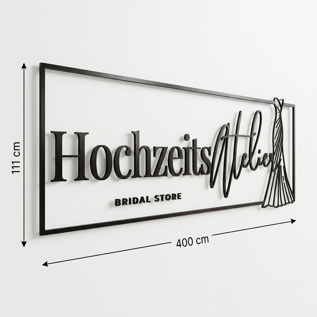 3D Logo Jennifer Hochzeitsatelier