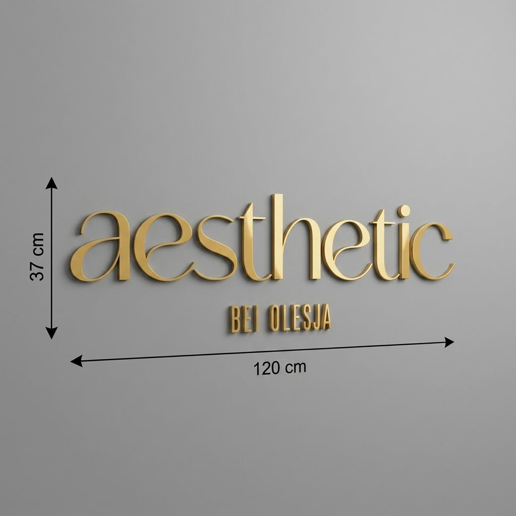 3D Logo Monika Schönheit salon