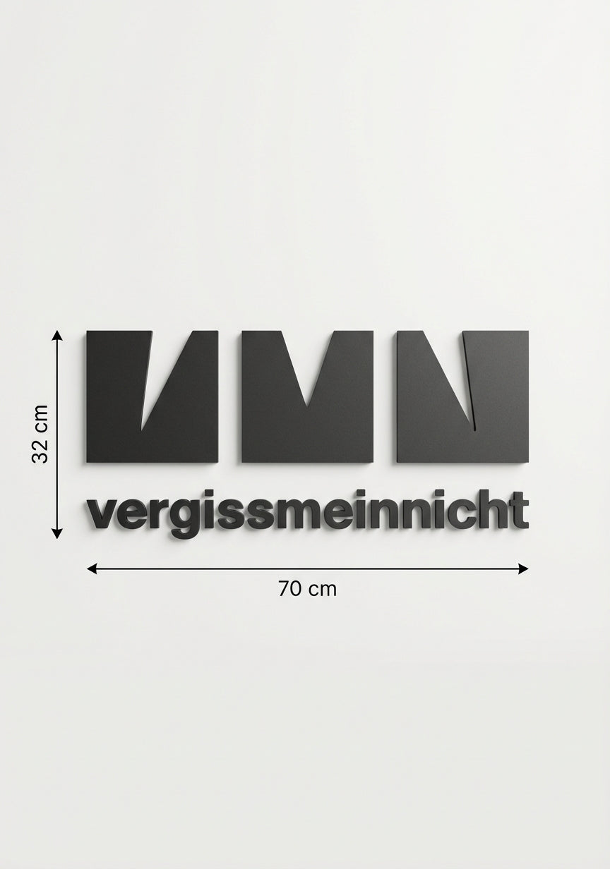 3D Logo Achim - Vergissmeinnicht