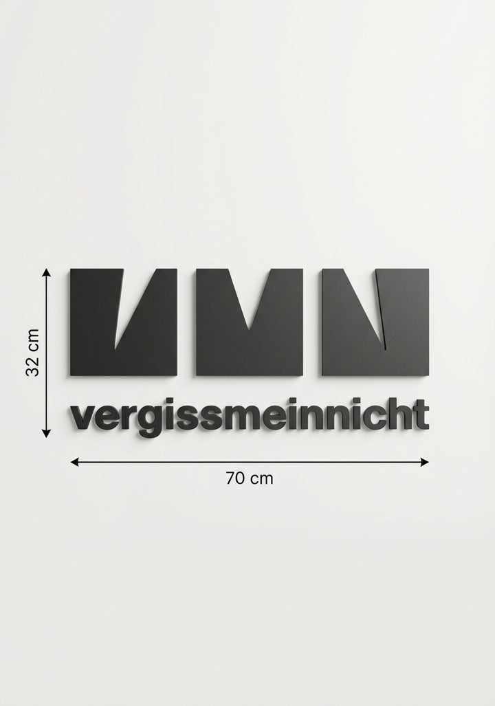 3D Logo Achim - Vergissmeinnicht