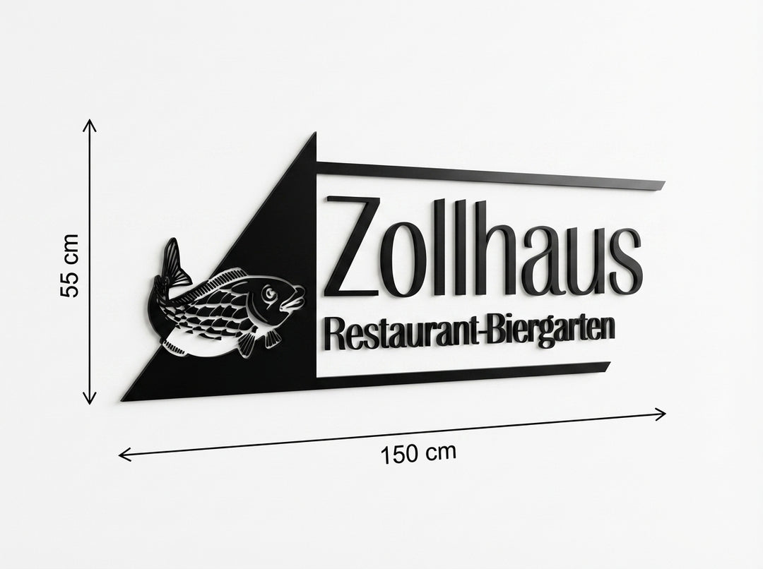 3D Logo Marina Restaurant - Zollhaus