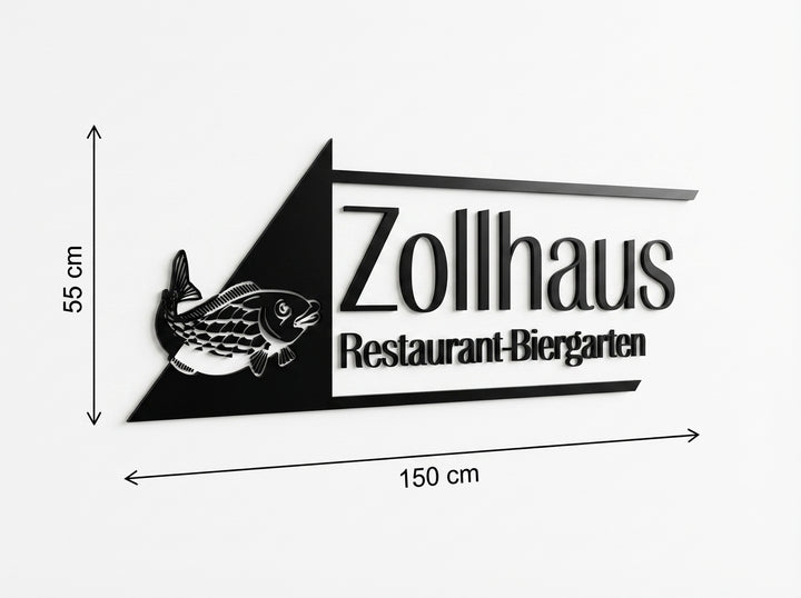 3D Logo Marina Restaurant - Zollhaus