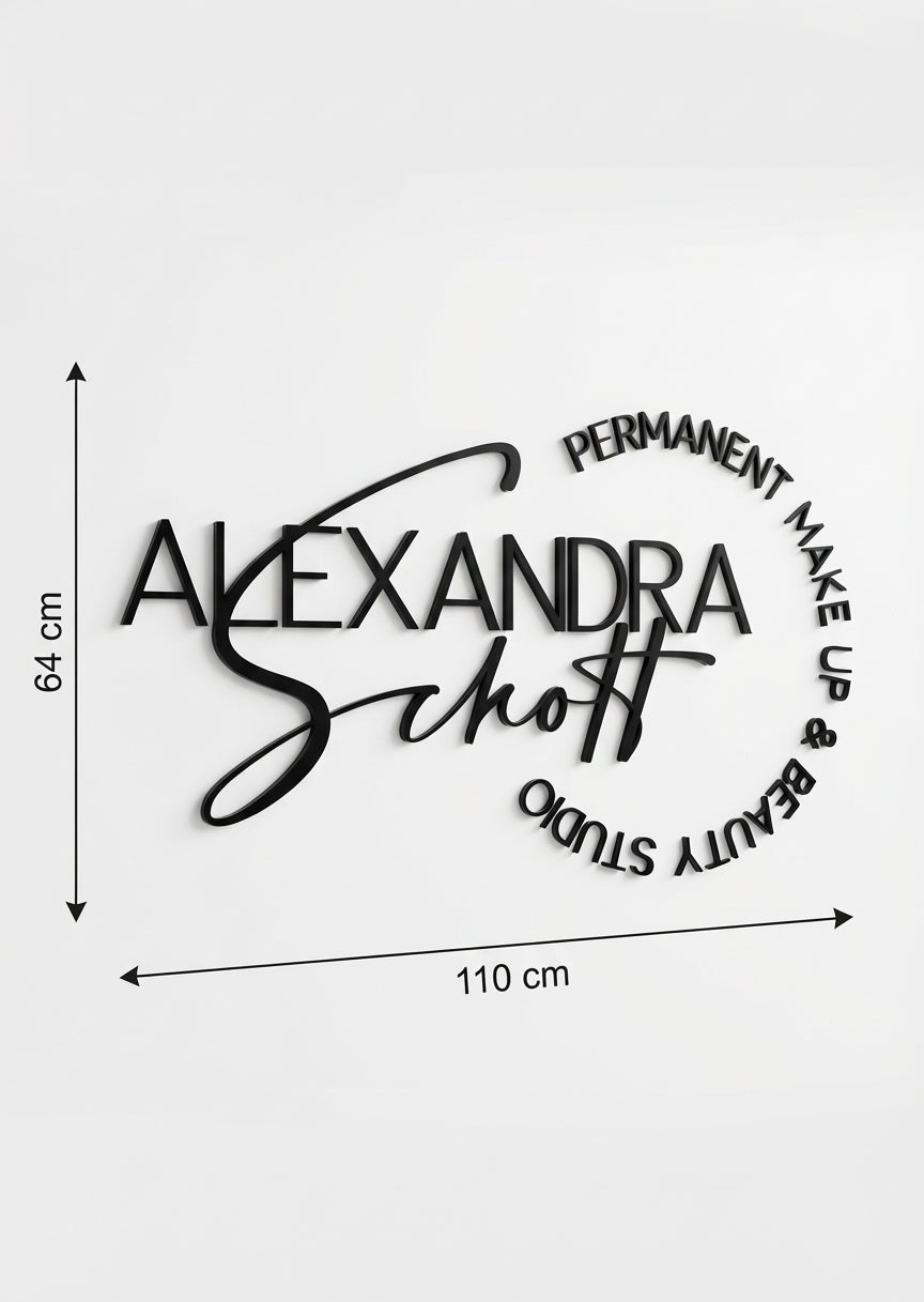 3D Logo Alexandra