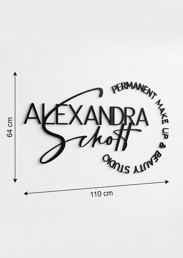 3D Logo Alexandra