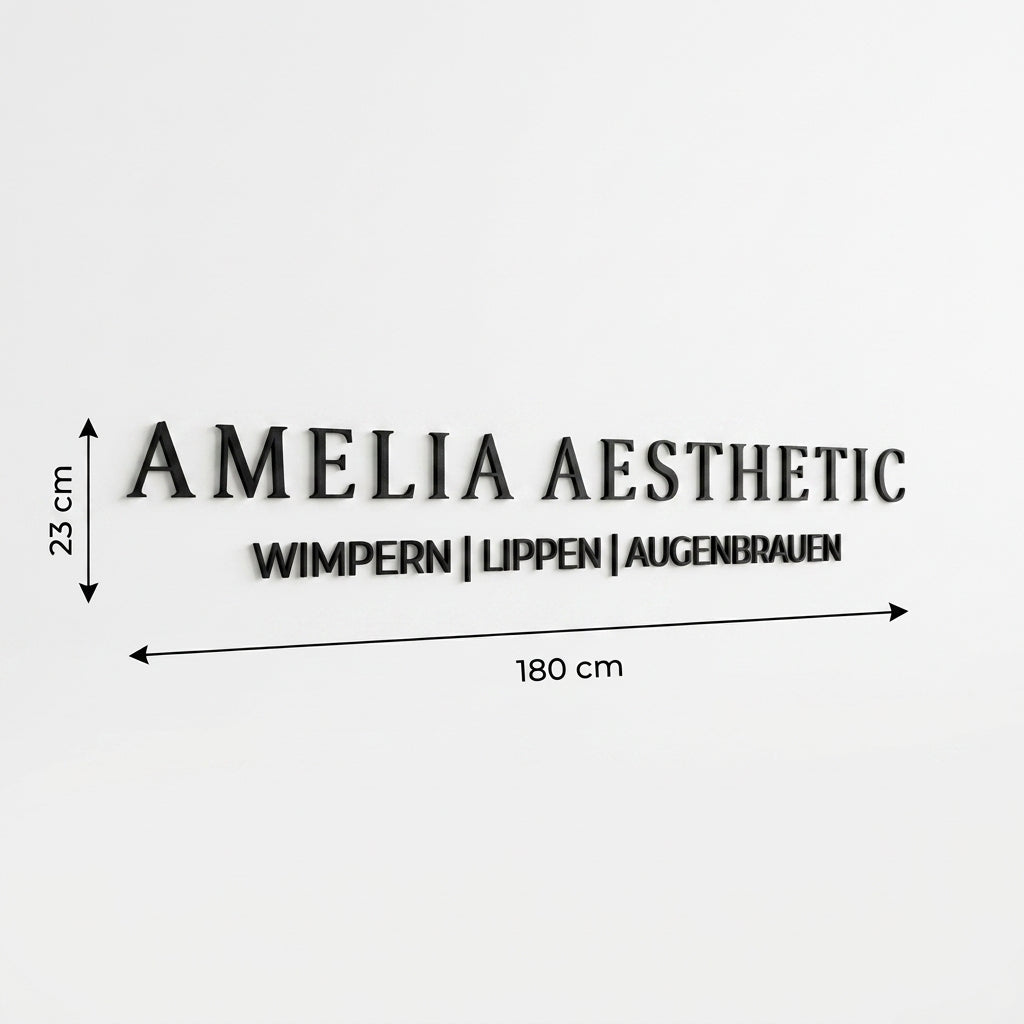 3D Logo Amelia AMELIAAESTHETIC