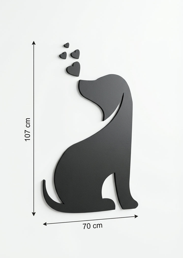 3D Logo Sarah Hundesalon Fell-Frise