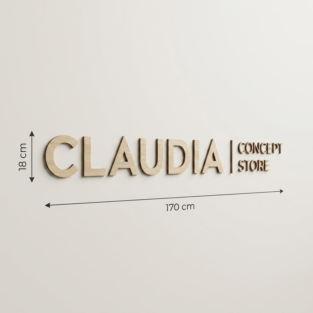 3D Logo Claudia CONCEPT STORE Claudia