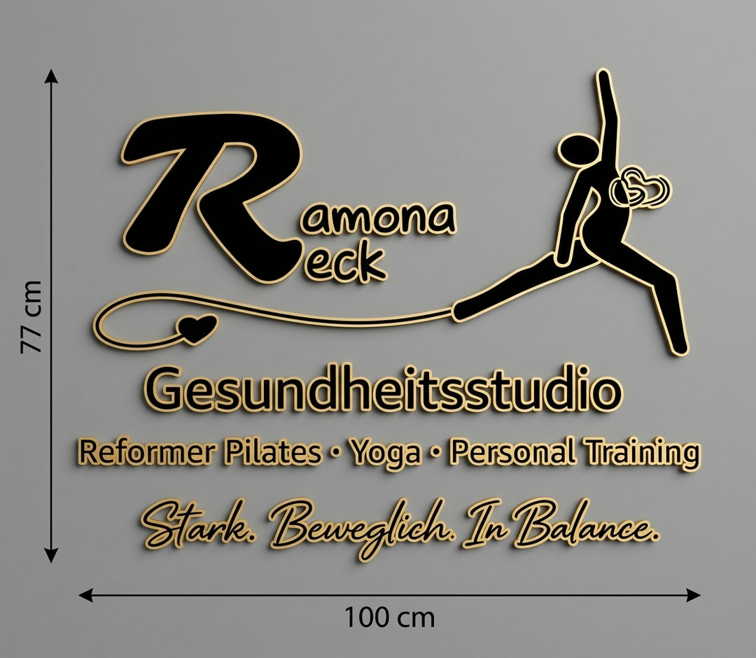 3D Logo Ramona Gesundheitsstudio