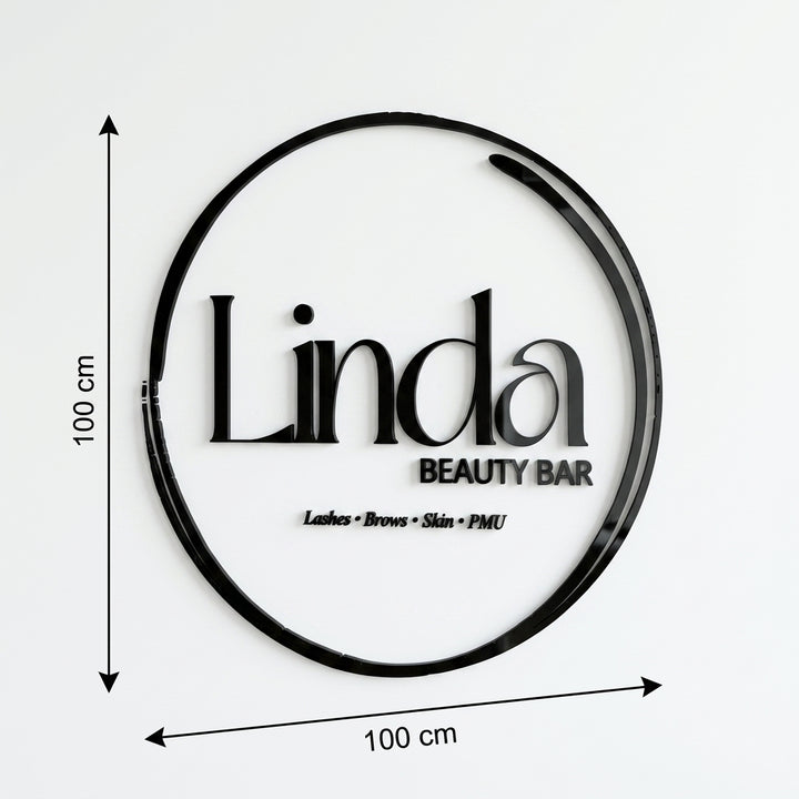 3D Logo Fatlinda Lindabeautybar