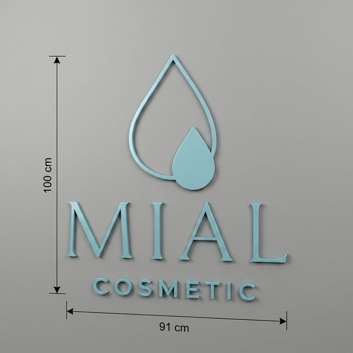 3D Logo Okan mial cosmetic