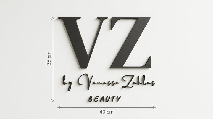 3D Logo Vanessa VZBeauty