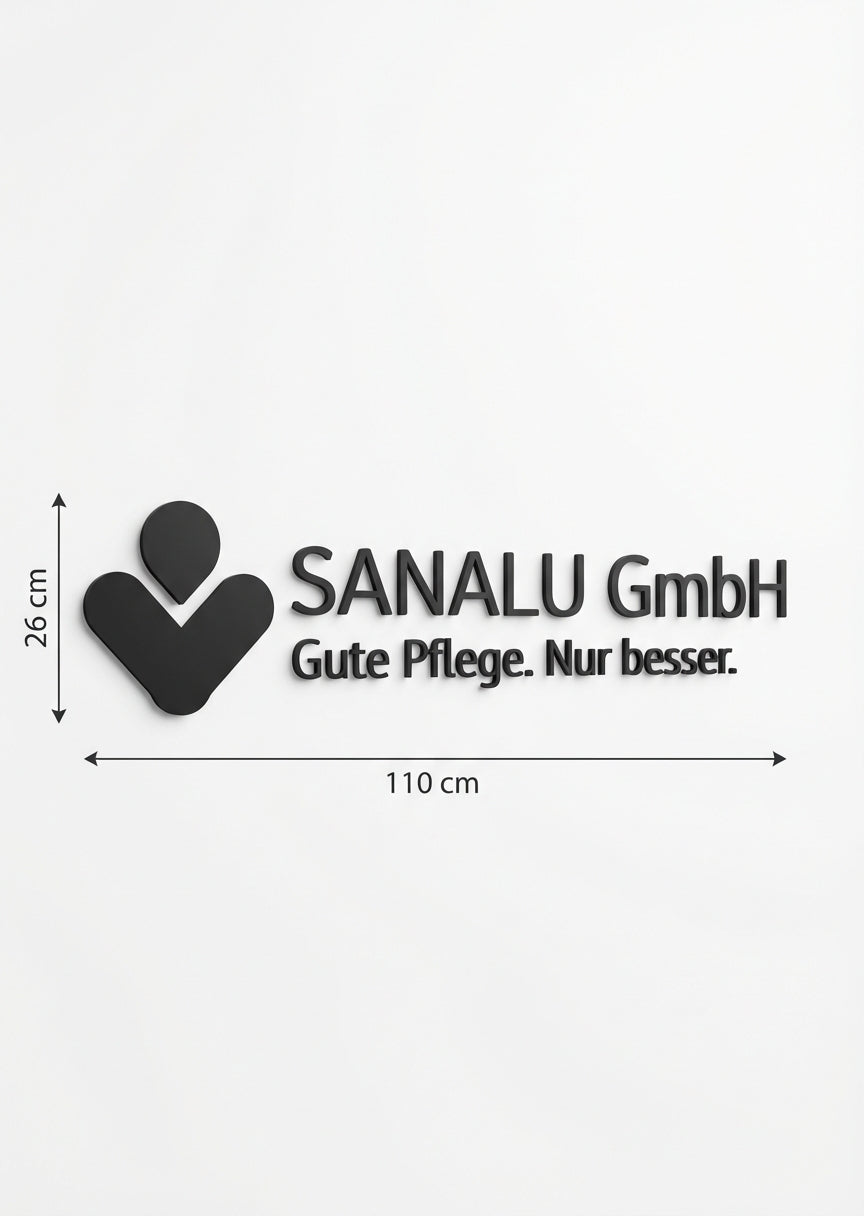 3D Logo Sasa - SANALU GmbH