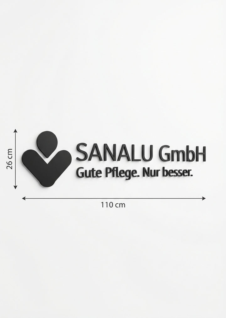 3D Logo Sasa - SANALU GmbH