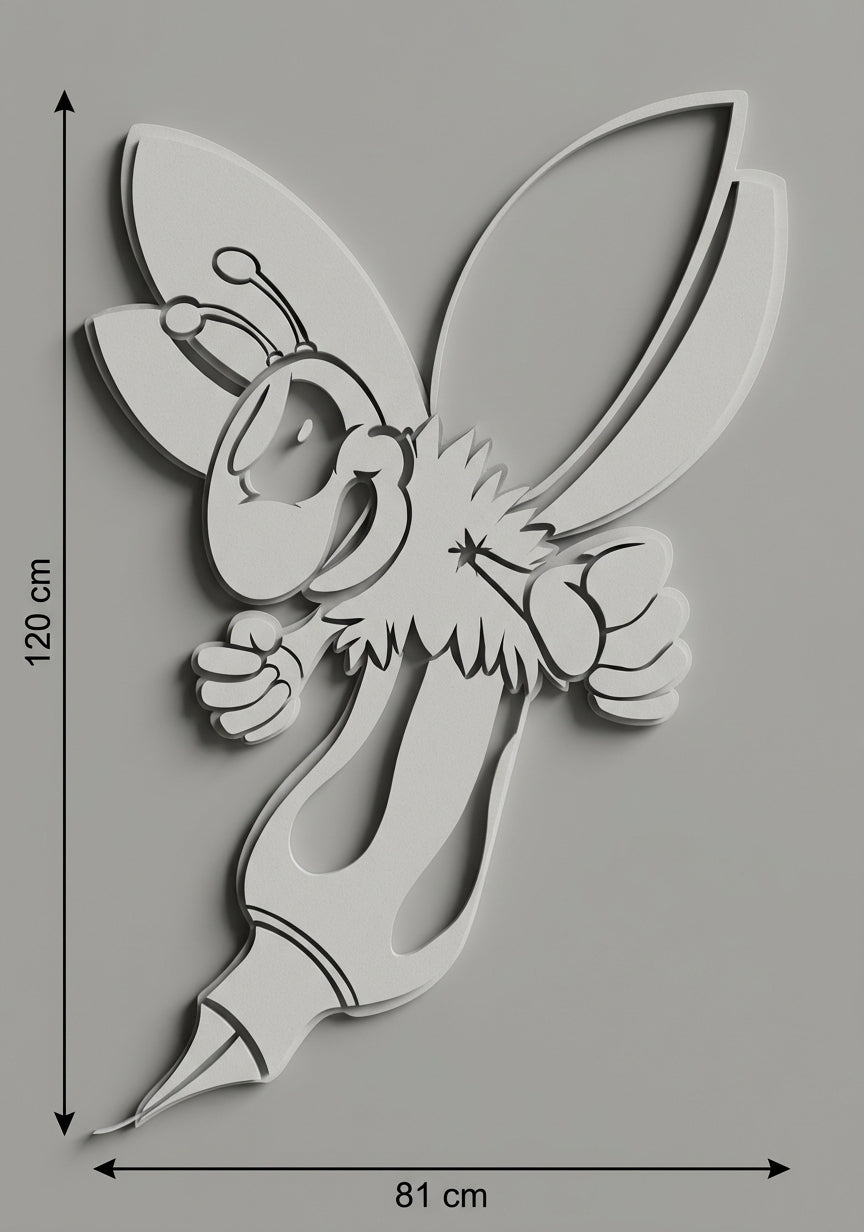 3D Logo Lucas - Stinging Bee Tattoo