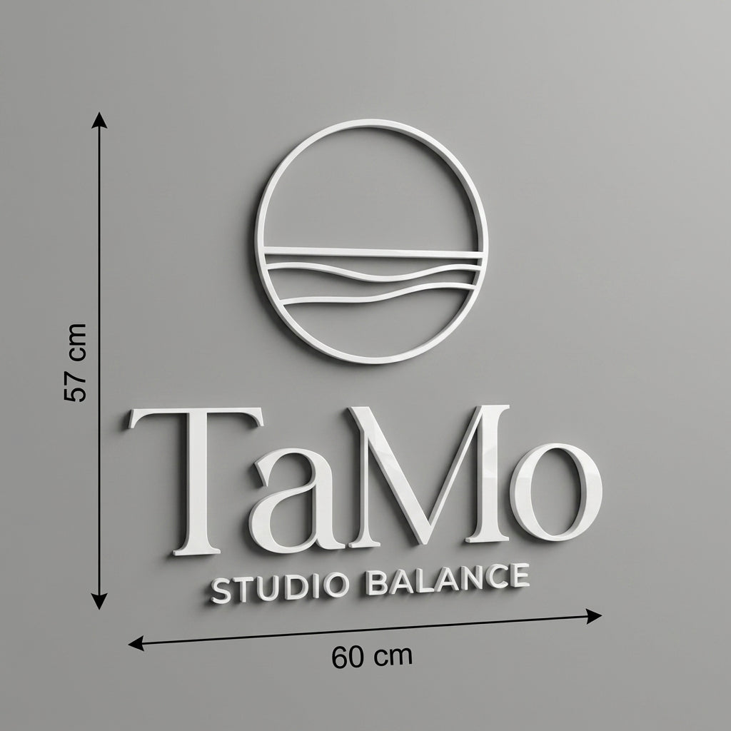 3D Logo Tanja TaMo Studio Balance
