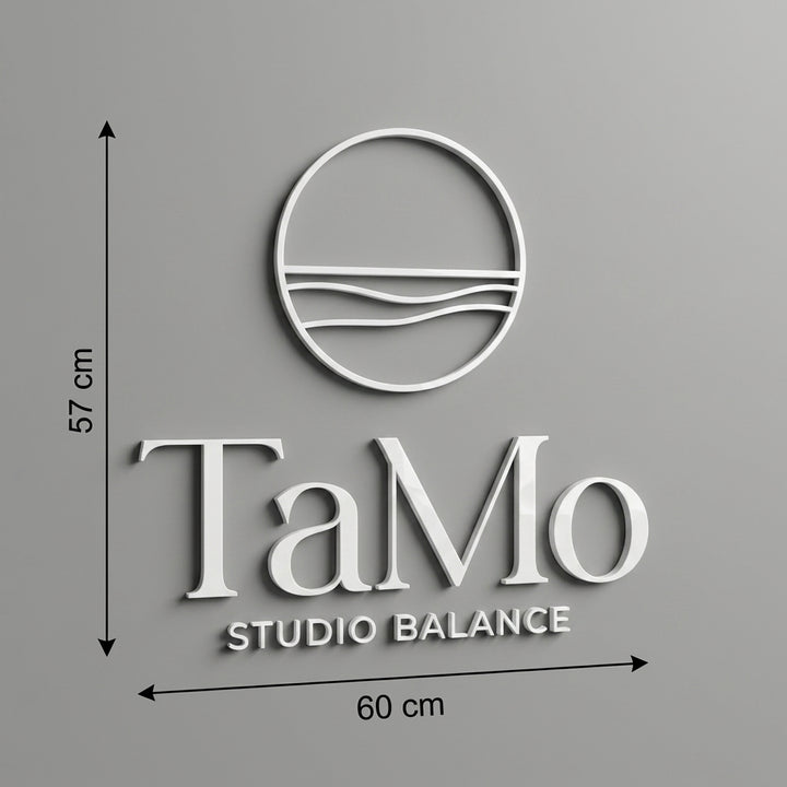 3D Logo Tanja TaMo Studio Balance