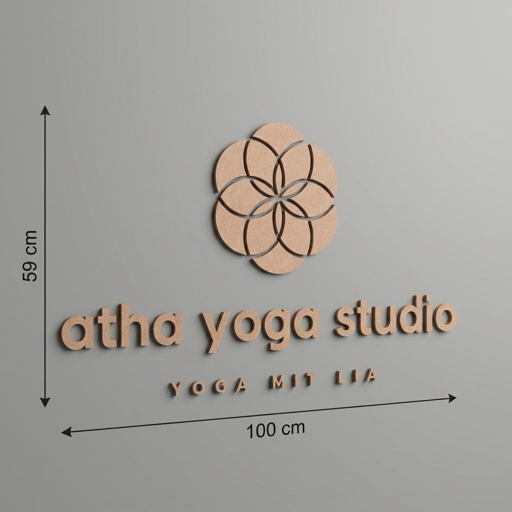 3D Logo Lia atha yoga studio