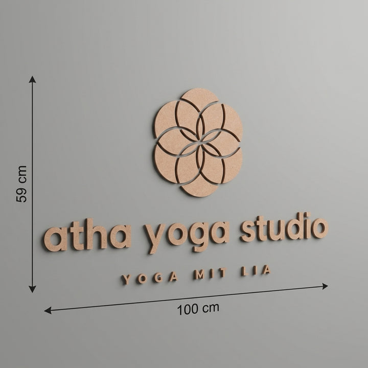 3D Logo Lia atha yoga studio