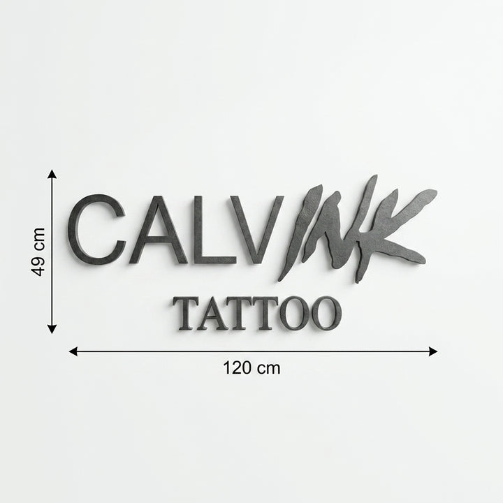 3D Logo Calvin Calv INK - Tattoo
