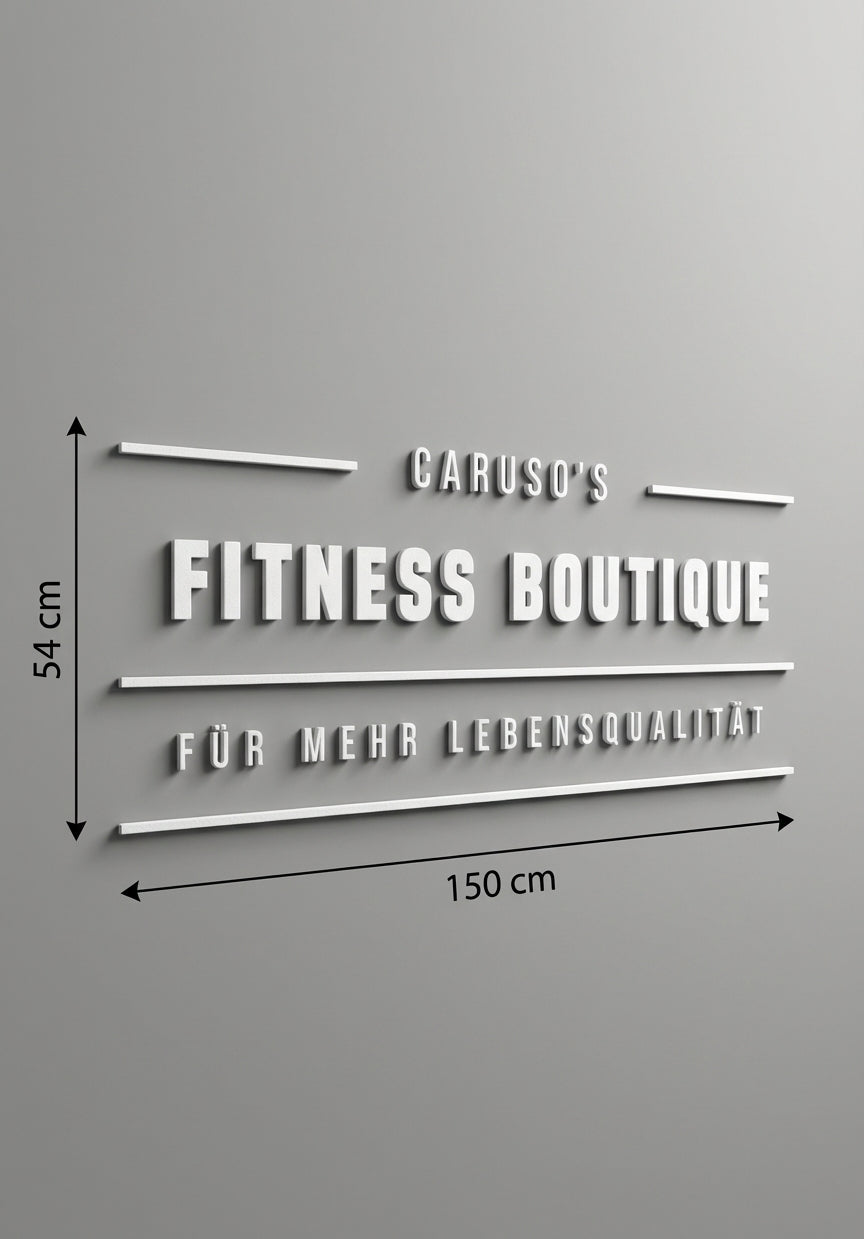 3D Logo Damian Caruso’s Fitness Boutique
