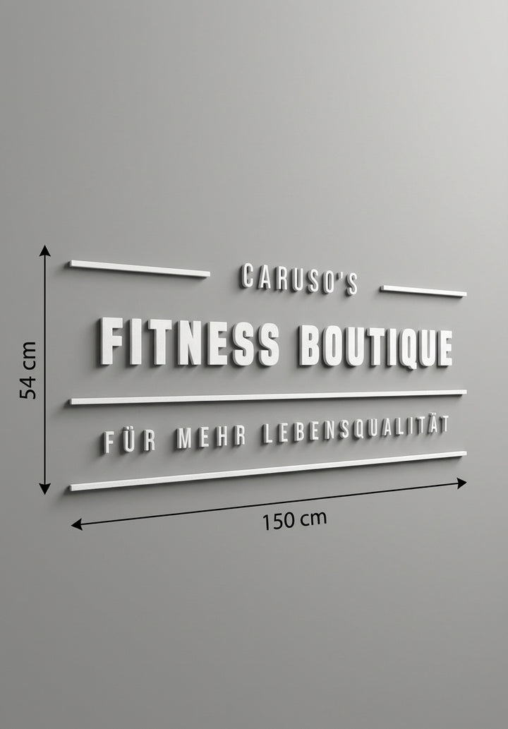3D Logo Damian Caruso’s Fitness Boutique