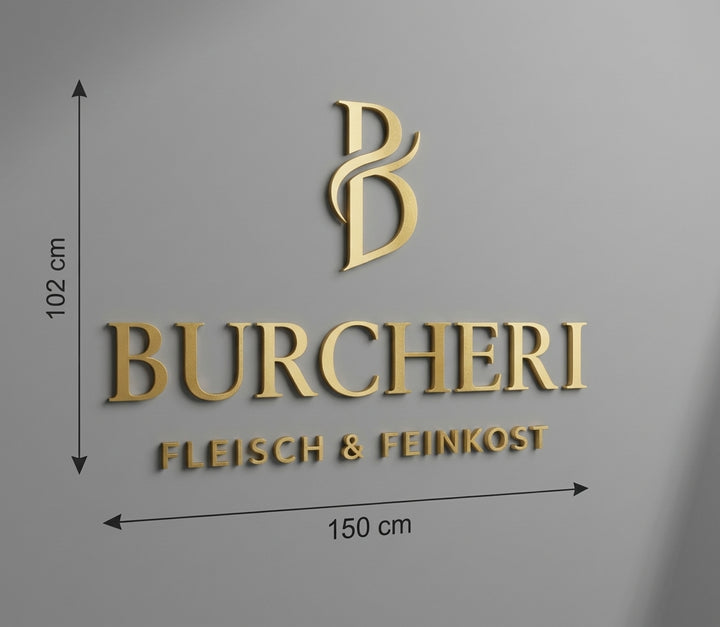 3D Logo Carla Burcheri Fleisch und Feinkost