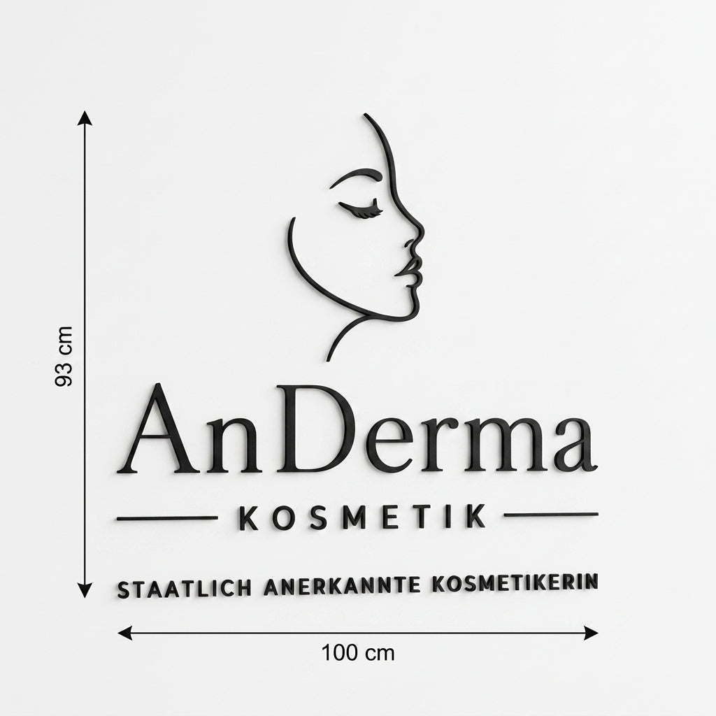 3D Logo Andriana AnDerma Kosmetik
