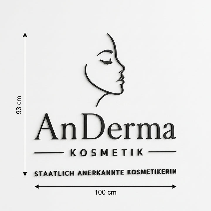 3D Logo Andriana AnDerma Kosmetik