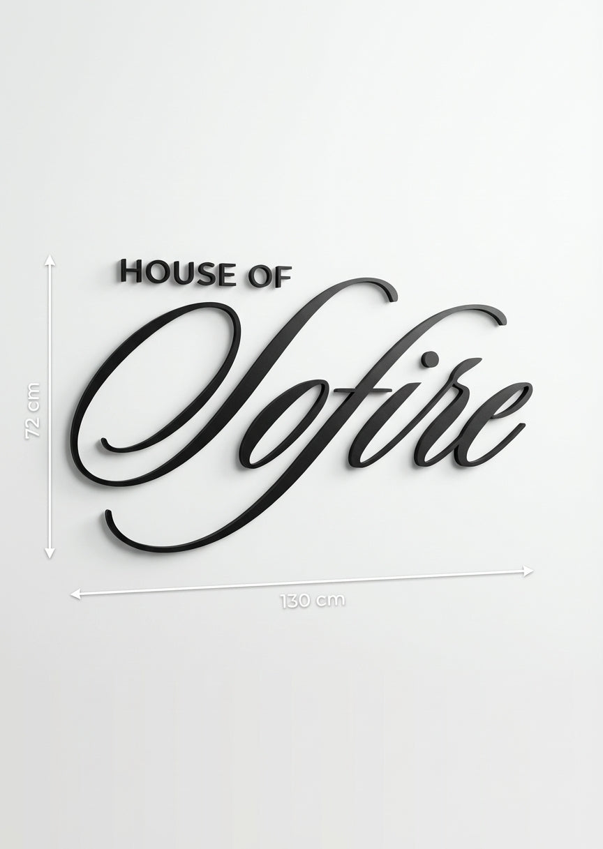 3D Logo Sofia House of Sofire