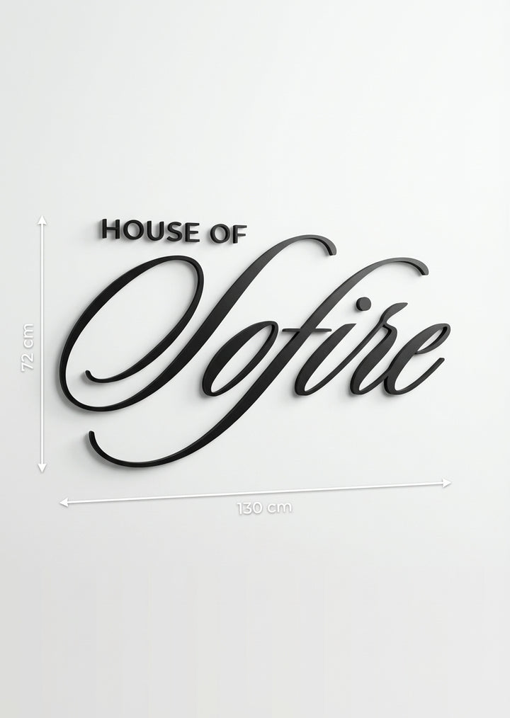 3D Logo Sofia House of Sofire