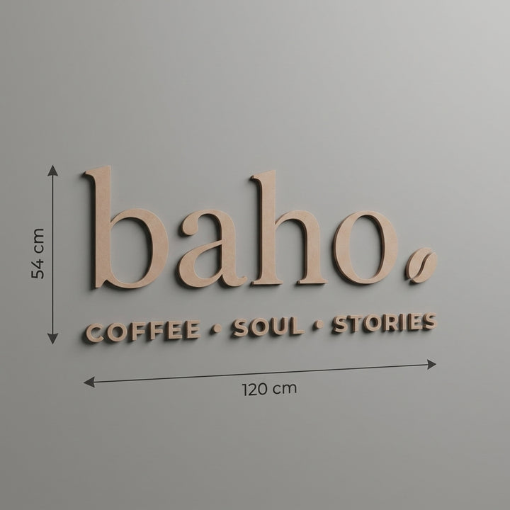 3D Logo Nurettin Baho
