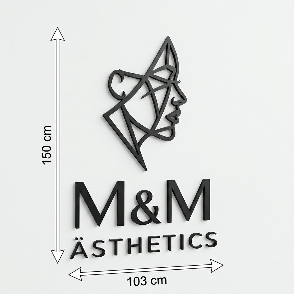 3D Logo MARIA M&M Ästehtics