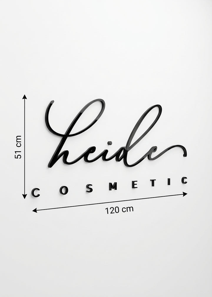 3D Logo Heide Kosmetikinstitut
