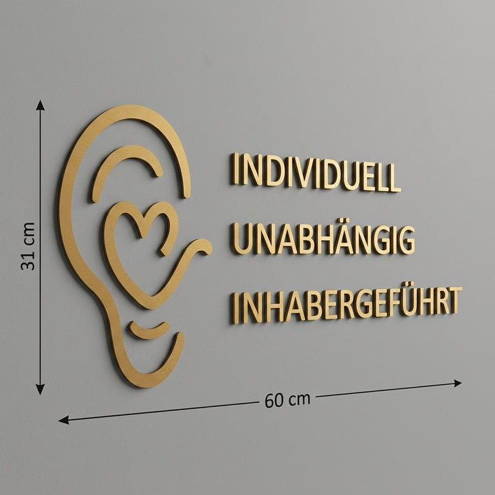 3D Logo Irina Pfetzer Hörakustik