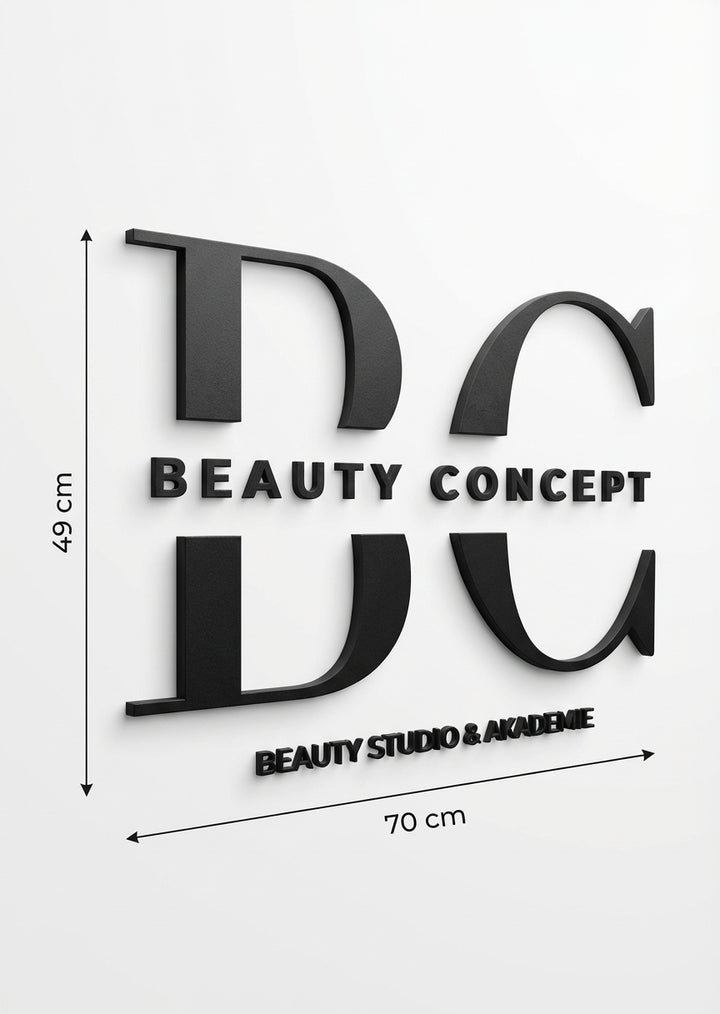 3D Logo Jessica Beauty Concept