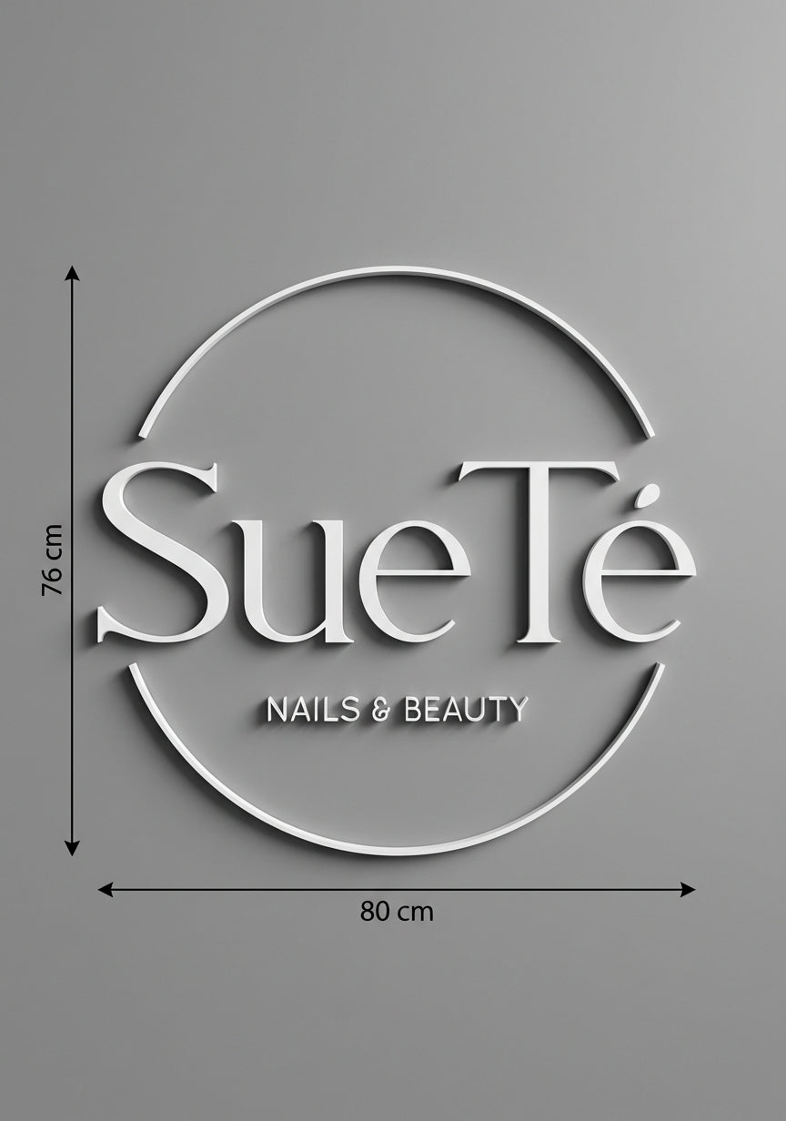 3D Logo Susete - SueTé- Nails & Beauty