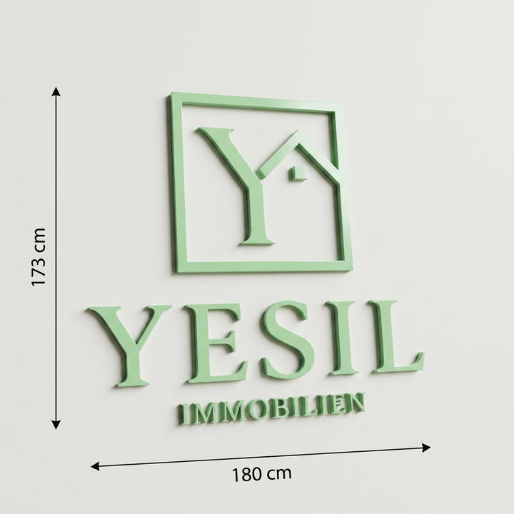 3D Logo Ismail Yesil immobilien & Handel UG