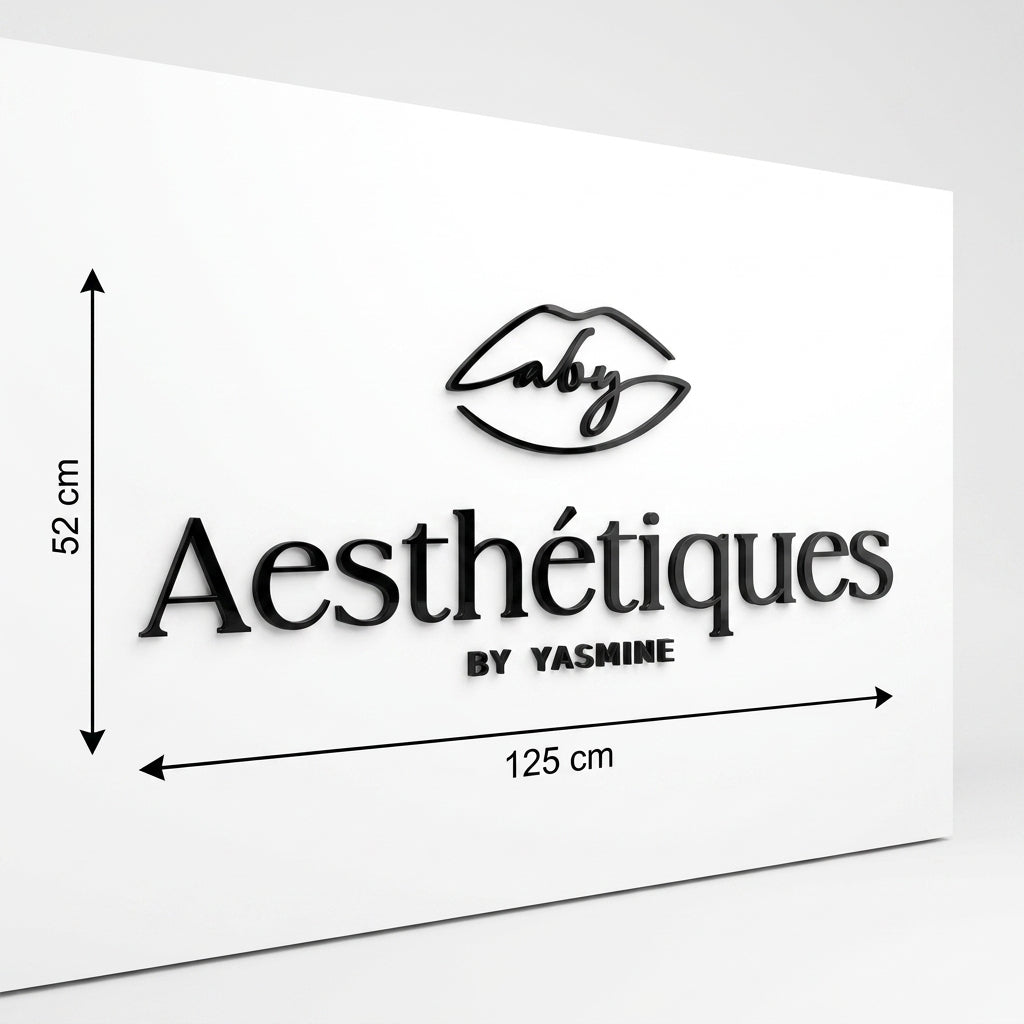 3D Logo Yasmine Aesthétiques by Yasmine
