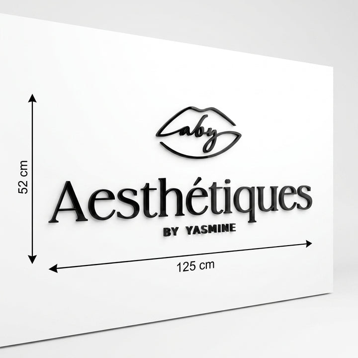 3D Logo Yasmine Aesthétiques by Yasmine