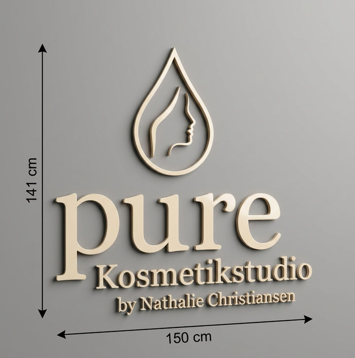 3D Logo Nathalie pureKosmetikstudio