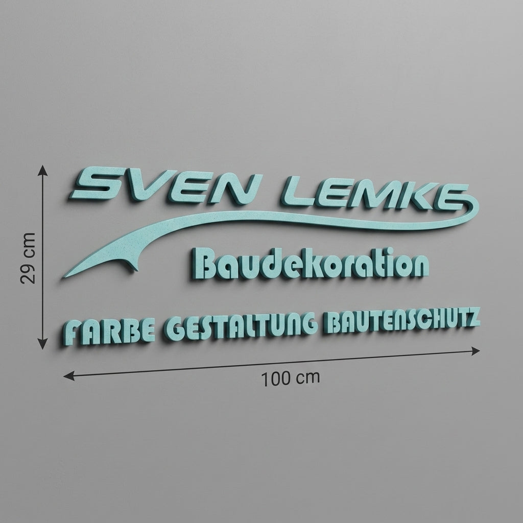3D Logo Sven Baudekoration
