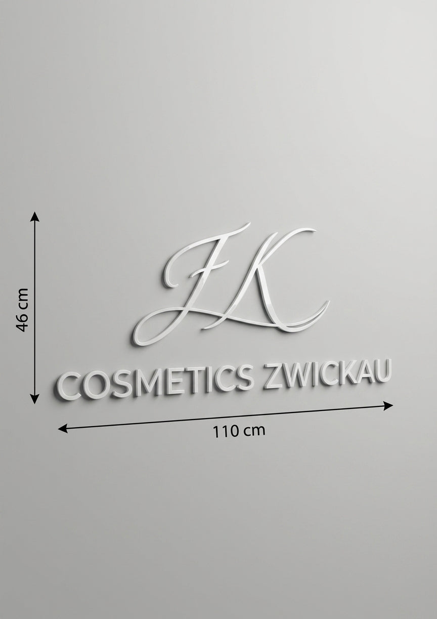 3D Logo Franziska FK Cosmetics Zwickau