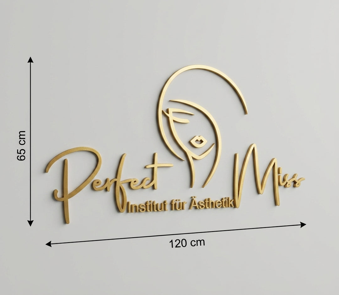 3D Logo Daniela Von Kopf bis Fuß und Perfect Miss