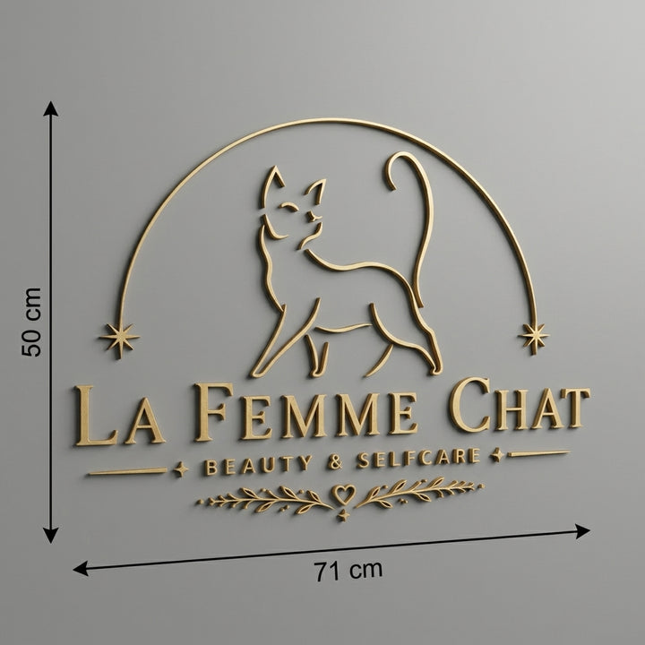 3D Logo Petra La femme Chat - Die Katzenfrau - Make-up &more