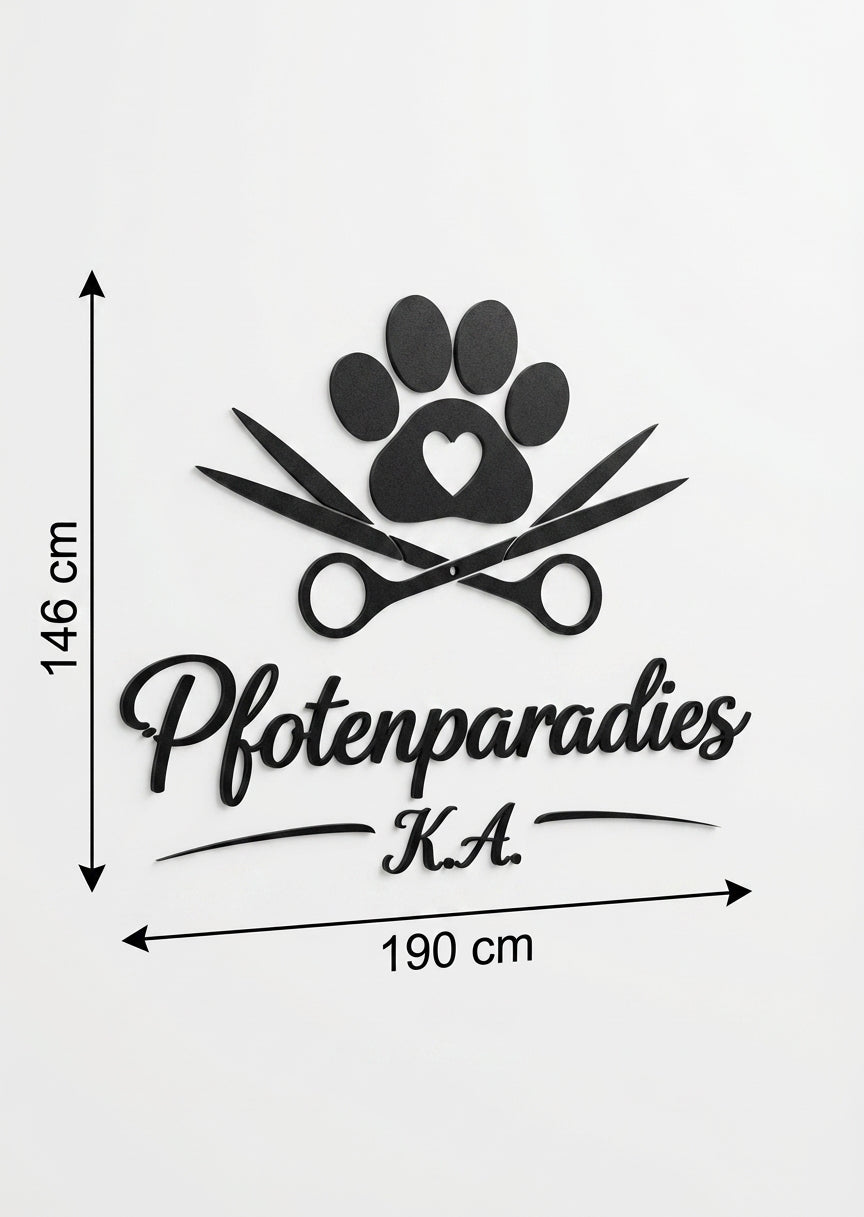 3D Logo Kübra Hundefriseur